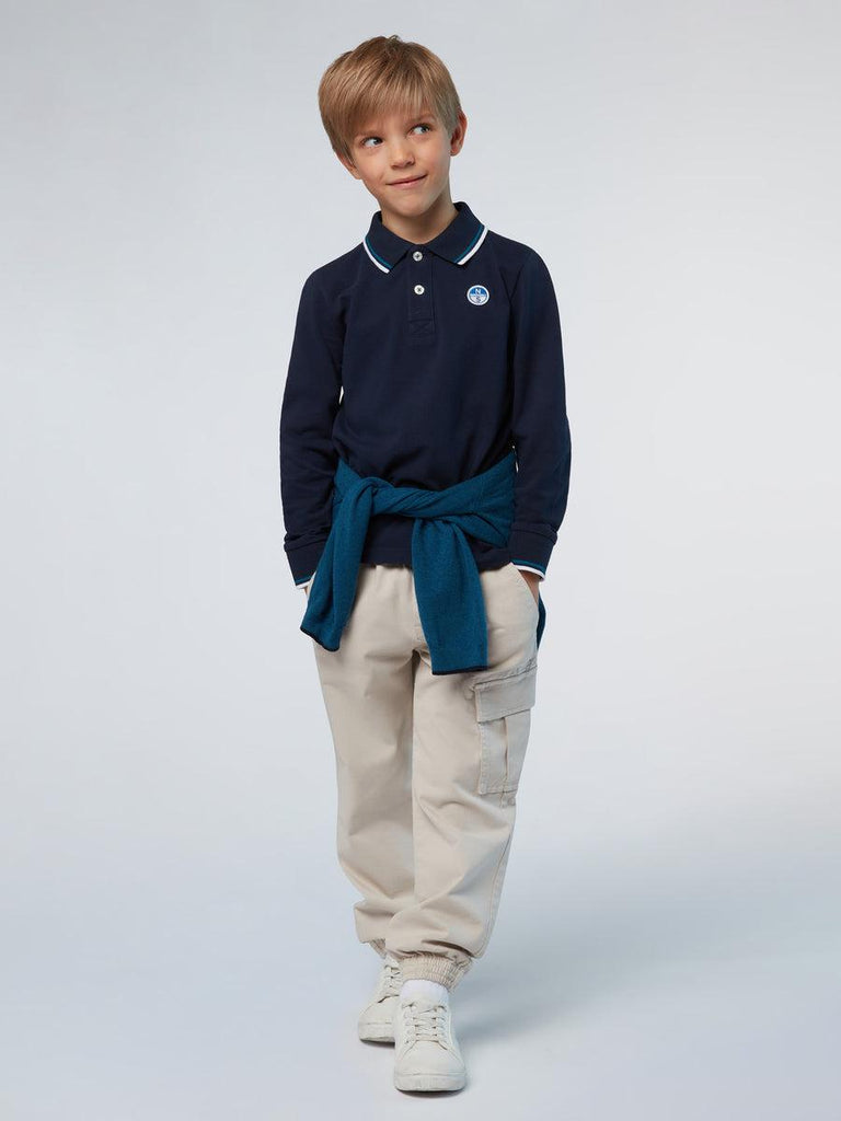 NORTH SAILS POLO LONG SLEEVE W/LOGO