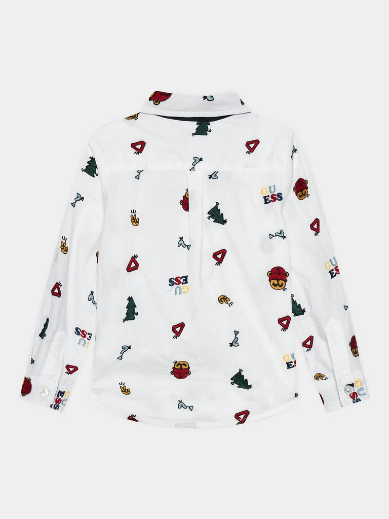 GUESS POPLIN ADJ. LS SHIRT