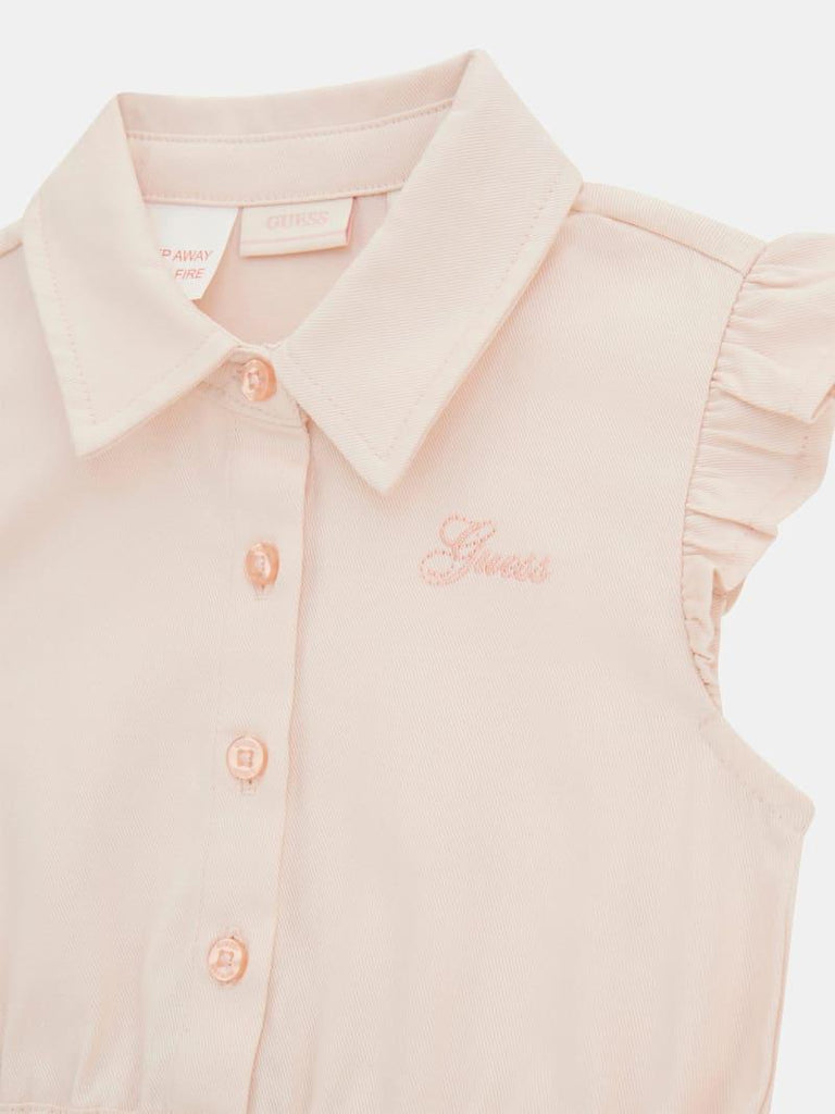 GUESS MIXED FABRIC SS DRES