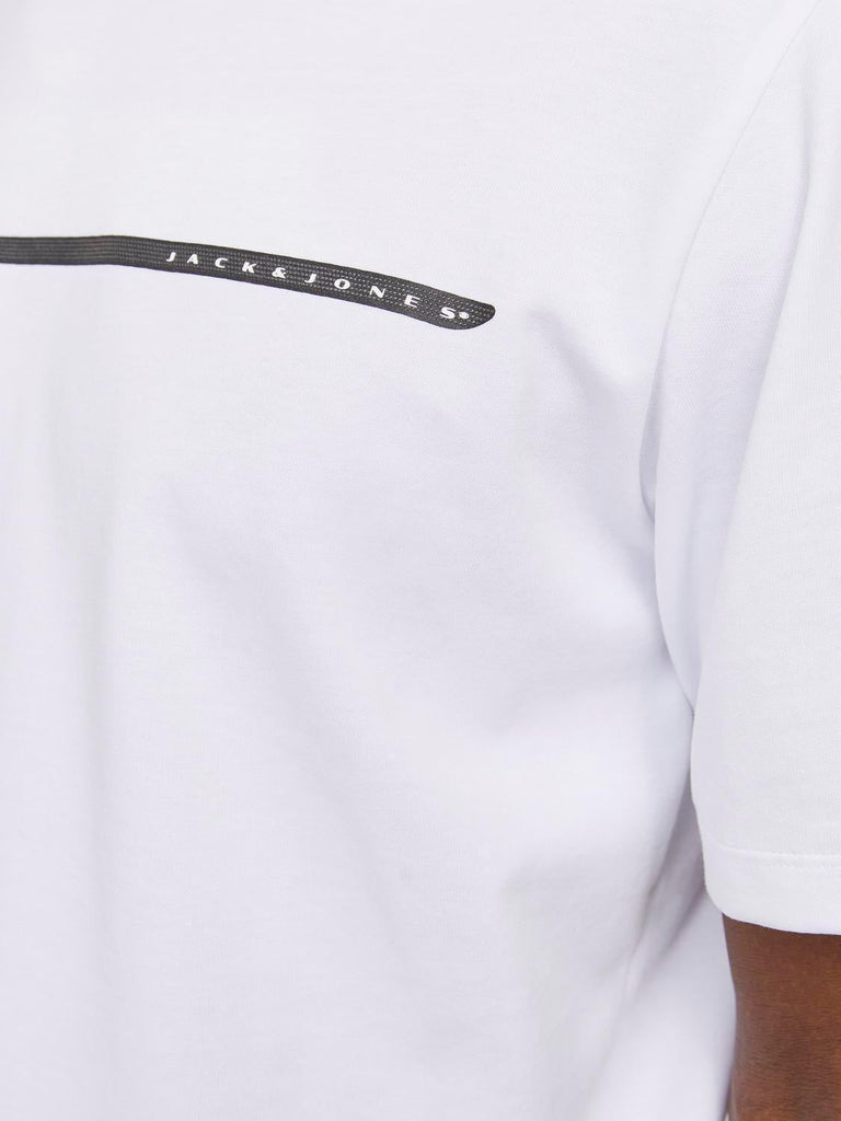 JACK AND JONES JCOFUSION FULL BRANDING TEE SS CREW NOOS