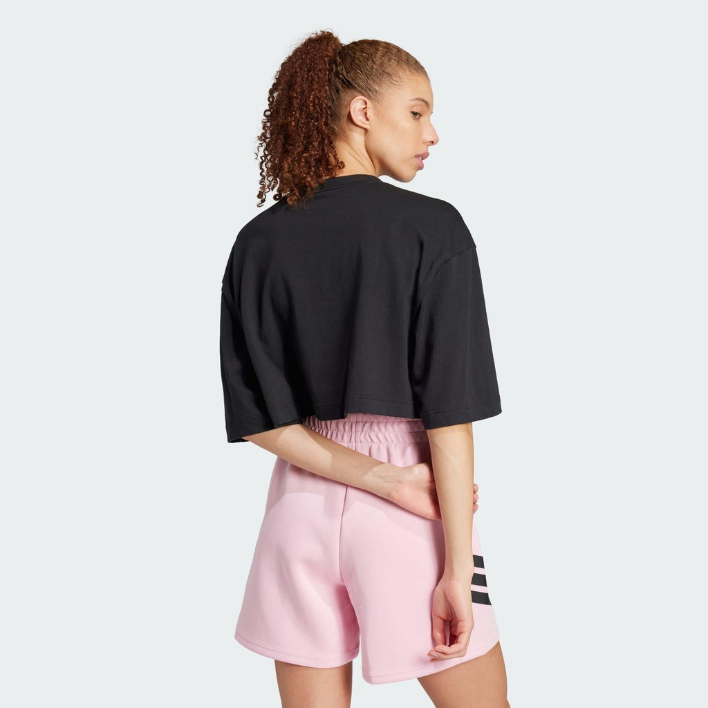 ADIDAS W FI 3B TEE         BLACK