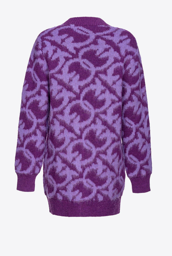 PINKO IGUANA CARDIGAN MISTO ALPACA G