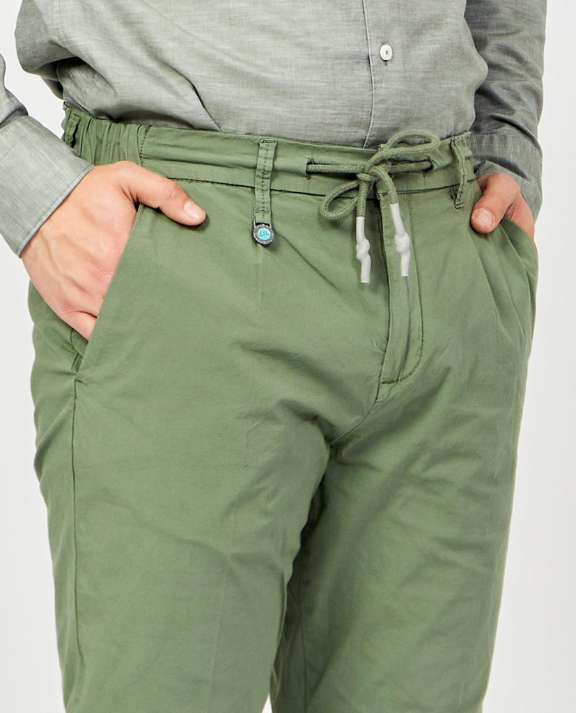 YES ZEE PANTALONE UOMO CON COULISSE TIPO CHINOS