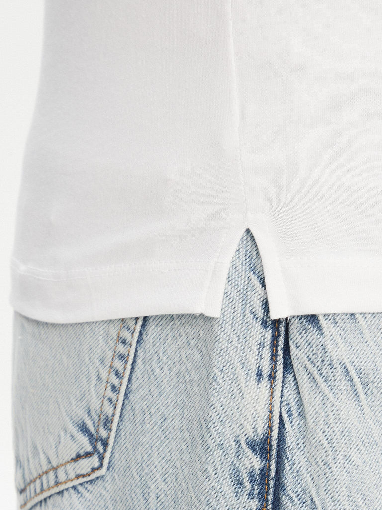 GUESS SS CN PEARLS LOVE TRIANGLE TEE