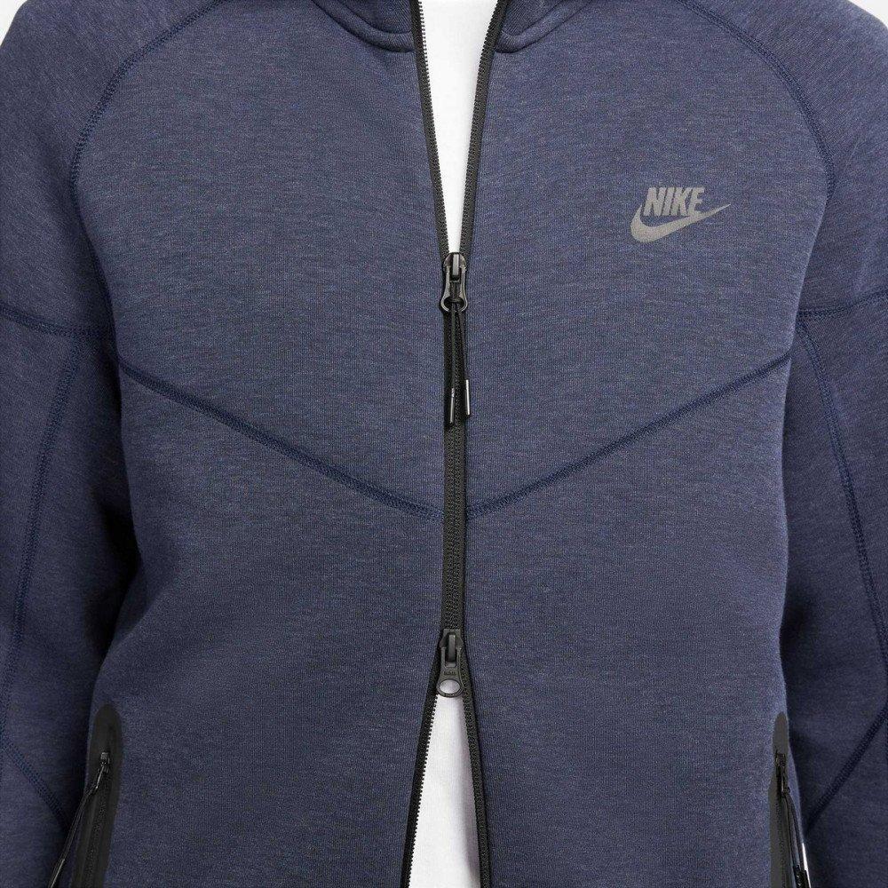 NIKE Felpa Tech Fleece Windrunner con zip e cappuccio