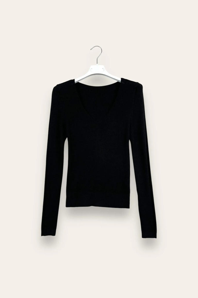 LOVEme Maglietta scollo a V in viscosa