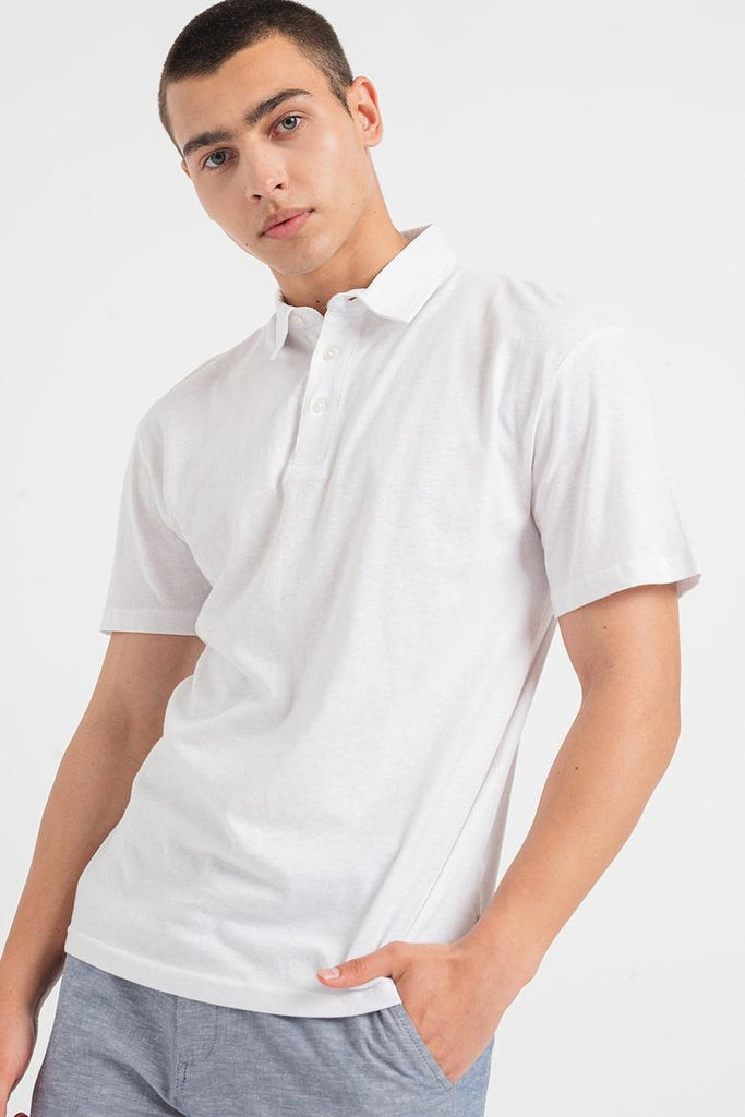 JACK AND JONES JPRCC SOFT LINEN BLEND SS POLO