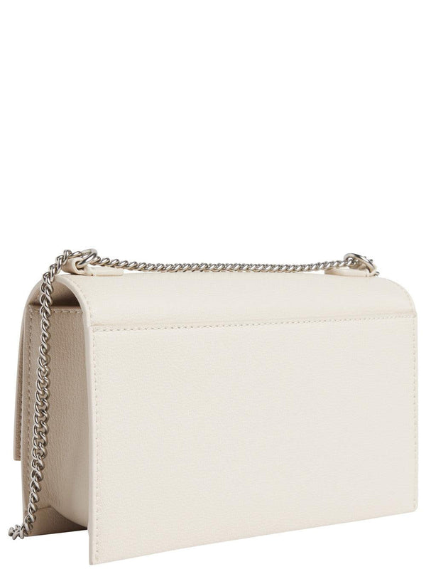 CALVIN KLEIN FORGED LOCK SMALL FLAP