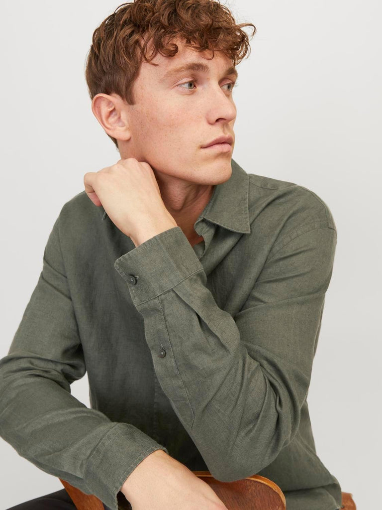 JACK AND JONES JPRCCLAWRENCE LINEN SHIRT L/S