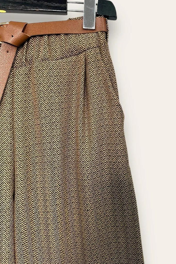 LOVEme Pantalone spigato a palazzo