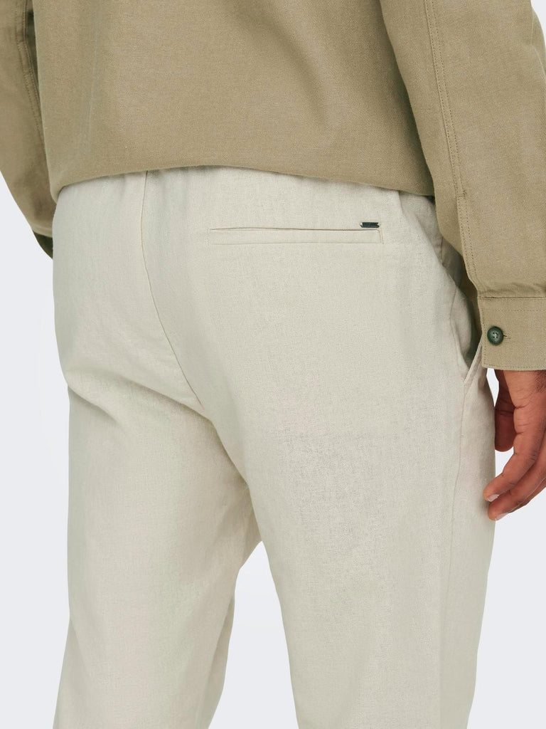 ONLY&SONS ONSLINUS CROP 0007 COT LIN PNT NOOS