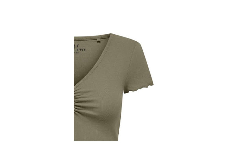 ONLY ONLBETTY S/S V-NECK TOP CC JRS