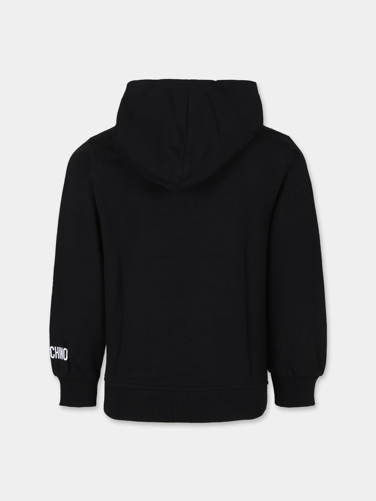 MOSCHINO KID FELPA C/CAPPUCCIO