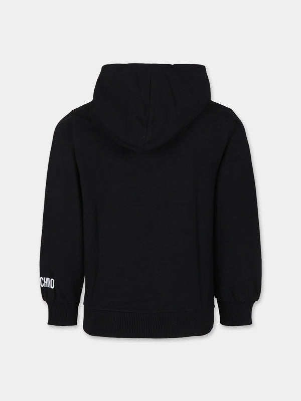 MOSCHINO KID FELPA C/CAPPUCCIO