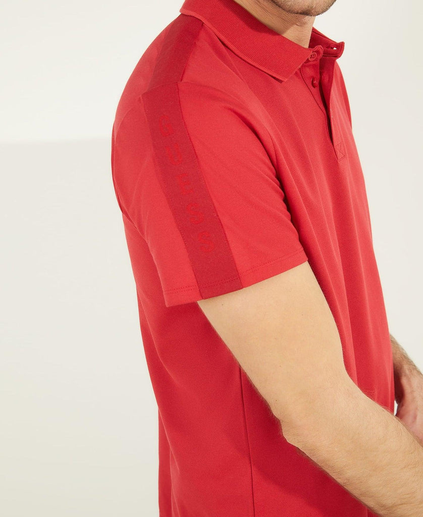 GUESS SS PAUL PIQUE TAPE POLO