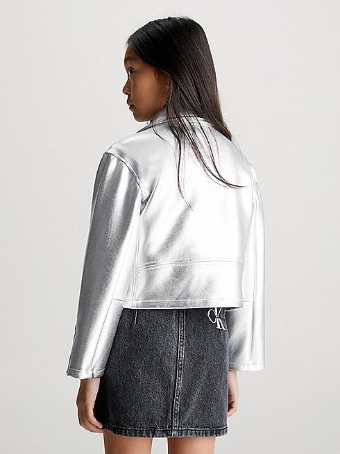CALVIN KLEIN JEANS SILVER PERFECTO HWK JACKET