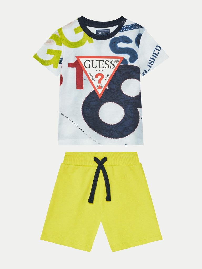 GUESS SET SS T-SHIRT+ACTIV