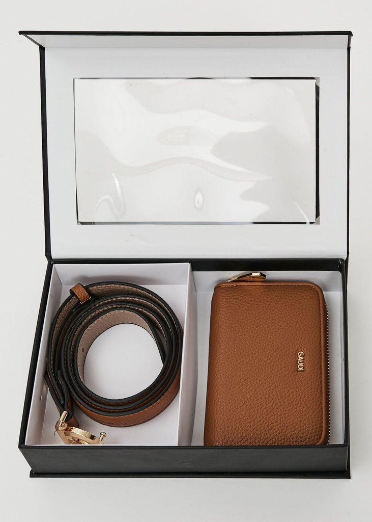 GAUDI SET CINTURA + PORTAFOGLIO - linea WOMAN GIFT BOX