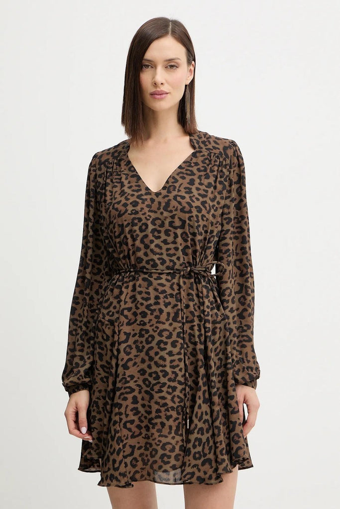 GUESS LS WANDA FLARE DRESS