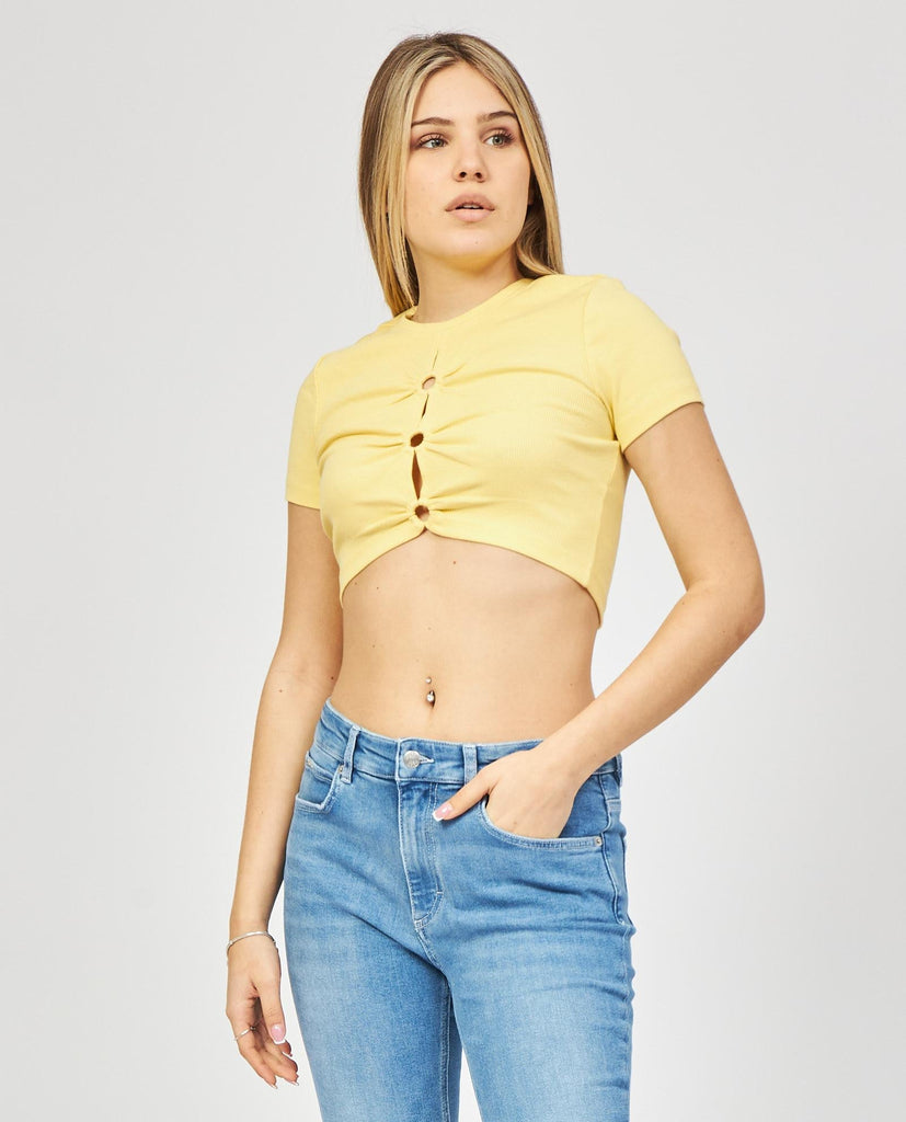 ONLY ONLFREJA S/S TRIM TOP BOX JRS