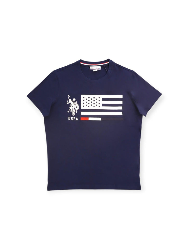 U.S. POLO ASSN.U LUCA - T-SHIRT USA FLAG SS