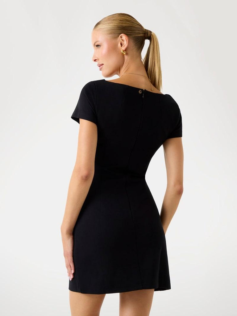 GUESS SS MAELICE FIT AND FLARE DRESS