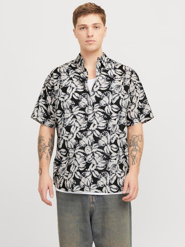 JACK AND JONES JORJOSHUA SPLIT AOP SHIRT SS