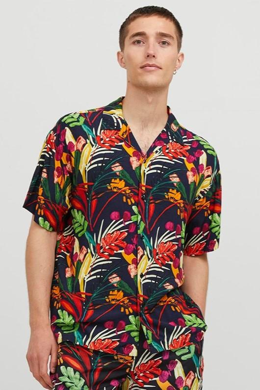 JACK AND JONES JORLUKE SODRA AOP SHIRT SS
