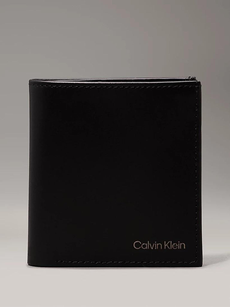 CALVIN KLEIN CK SMOOTH TRIFOLD 6CC W/COIN