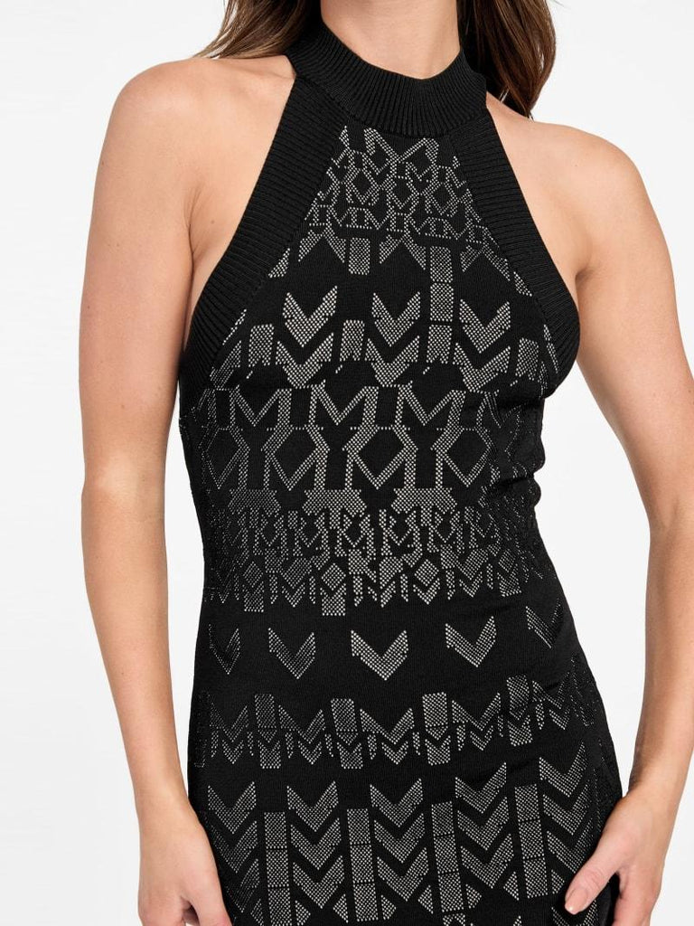 GUESS MARCIANO BILLIE MONOGRAM DRESS SWTR
