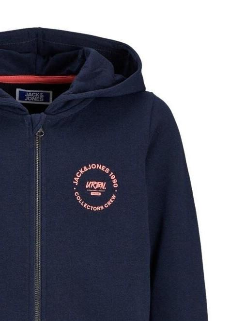 JACK JONES KIDS JJSIMON SWEAT ZIP HOOD JNR