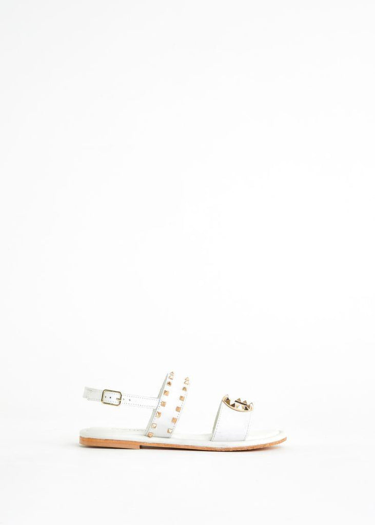 GAUDI SANDALO FLAT BICE LEATHER