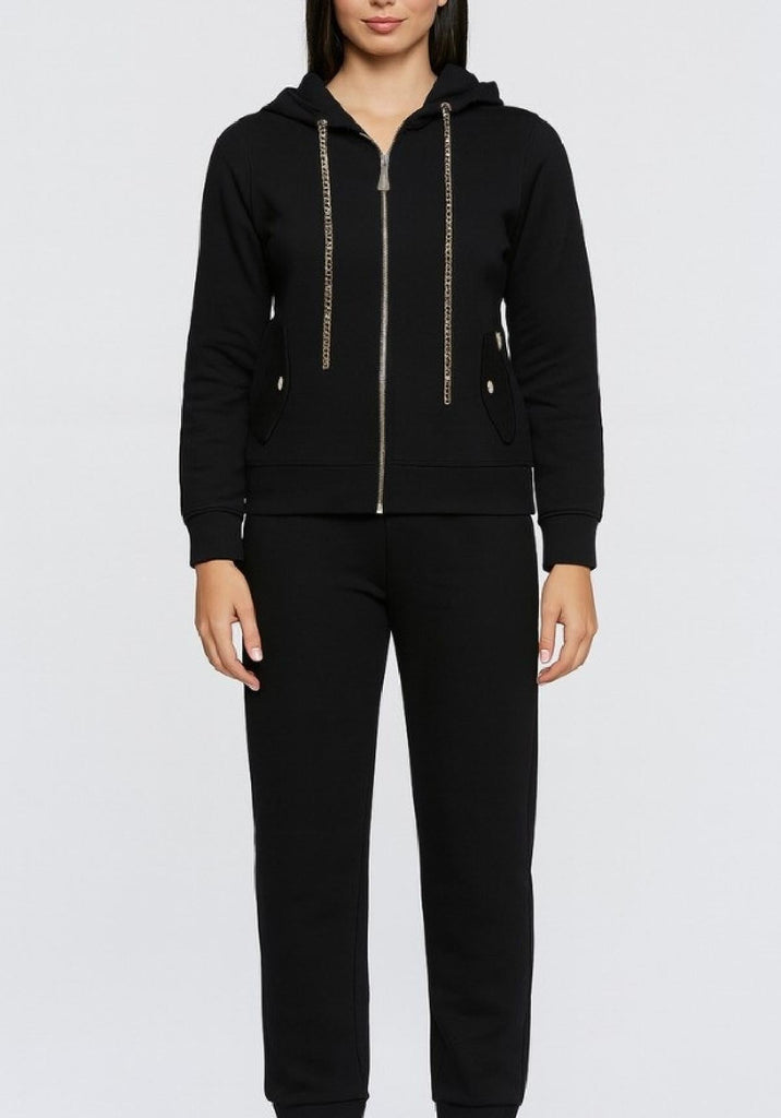 MARKUP FELPA CAPPUCCIO ZIP