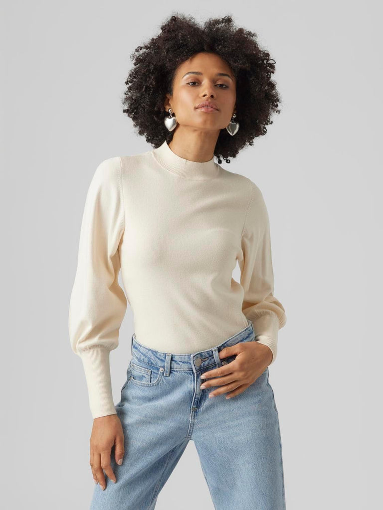 VERO MODA VMHOLLYKARISPUFF LS HIGHNK PULLOV GA BOO