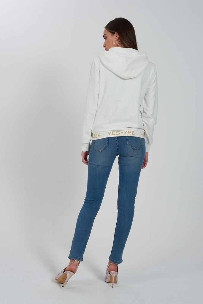 YES ZEE JEANS DONNA TIPO 5 TASCHE PUSH UP