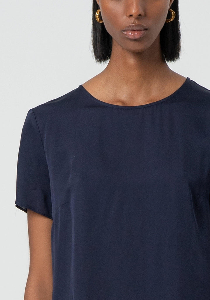 FRACOMINA CLASSIC HALF SLEEVES BLOUSE SAND