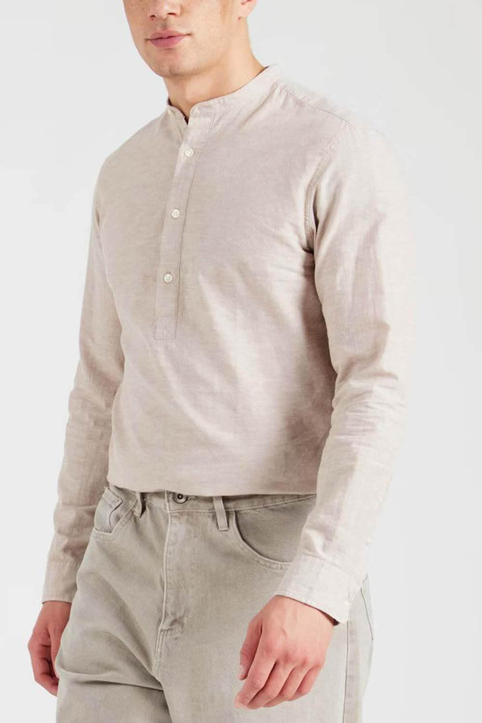 JACK AND JONES JJBREEZE HALF PLACKET SHIRT LS