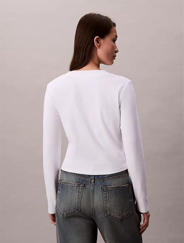 CALVIN KLEIN JEANS LS MONOLOGO BABY TEE