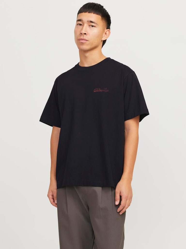 JACK AND JONES JORRETIRO BACK TEE SS CREW NECK SE25
