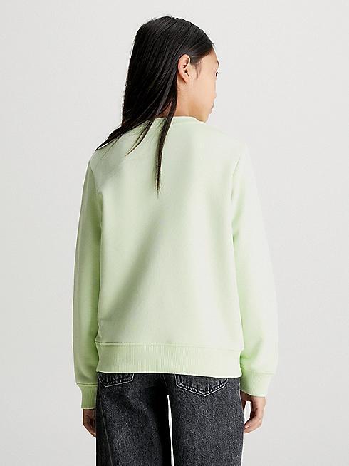 CALVIN KLEIN JEANS MONOGRAM MINI BADGE CREWNECK