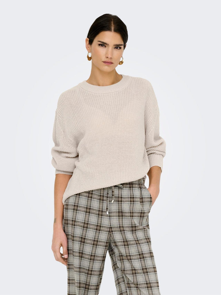 ONLY ONLMILOUZ LS RIB PULLOVER KNT NOOS