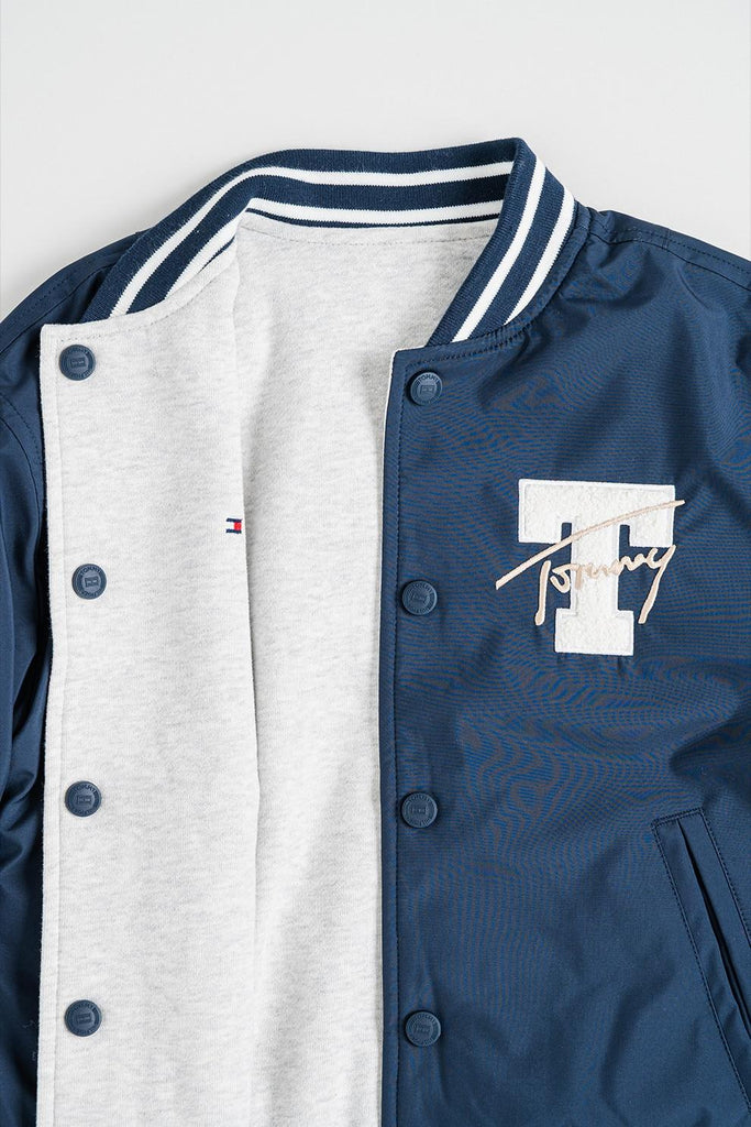 TOMMY HILFIGER REVERSIBLE BOMBER JACKET