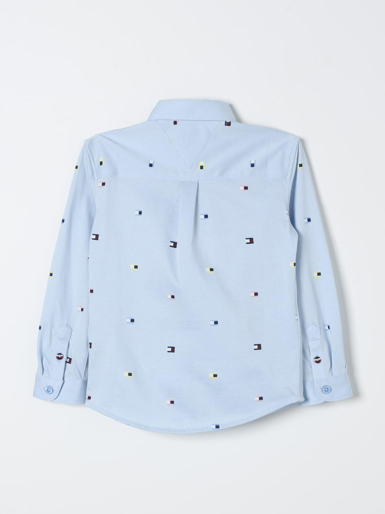 TOMMY HILFIGER FLAG PRINTED REGULAR SHIRT LS