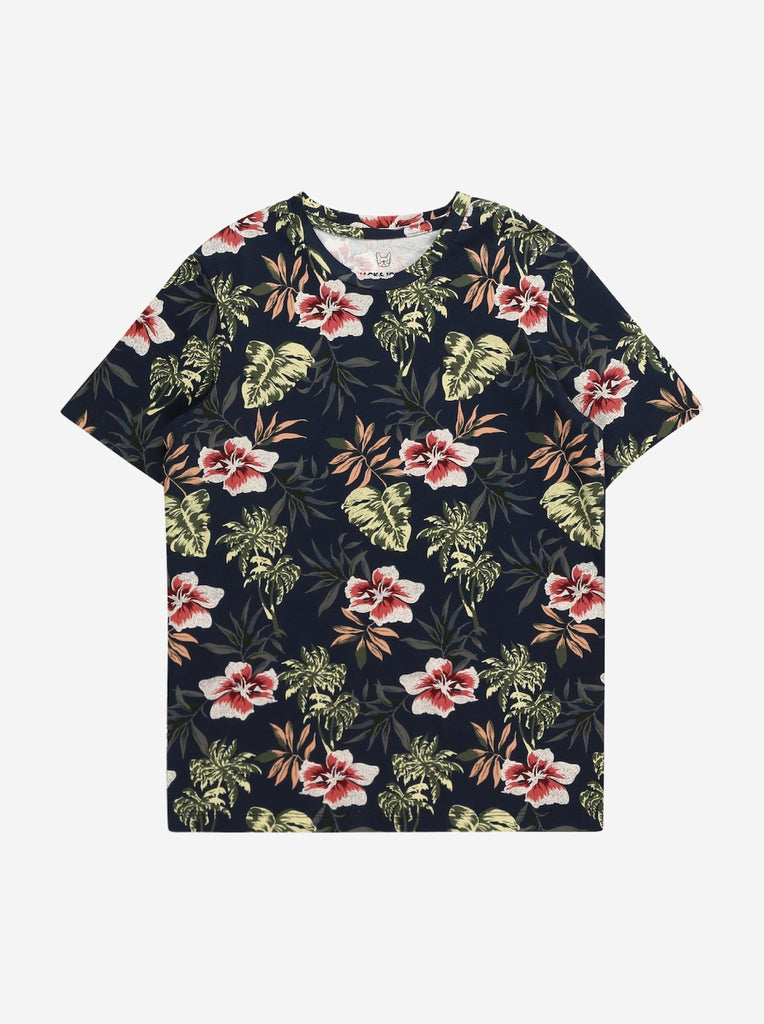 JACK JONES KIDS JJCHILL AOP TEE SS CREW NECK JNR