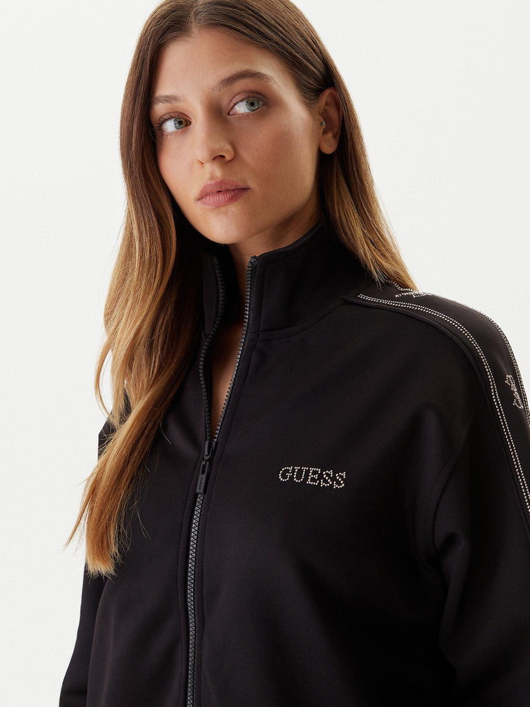 GUESS OCTAVIA HIGH NECK FULL-ZIP SWE