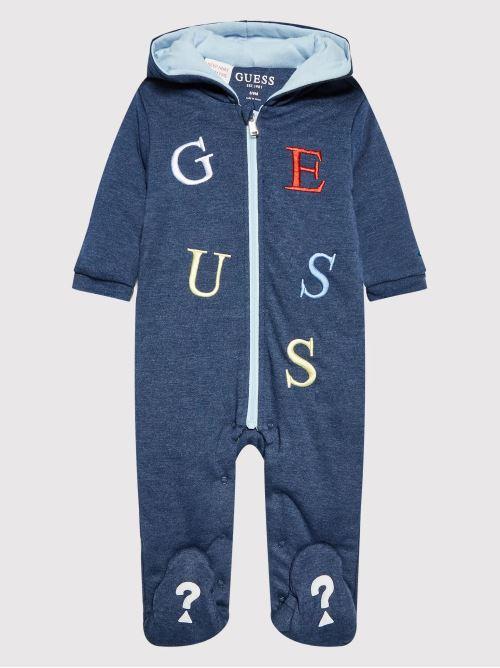 GUESS HOODED OVERALL W/ZIP