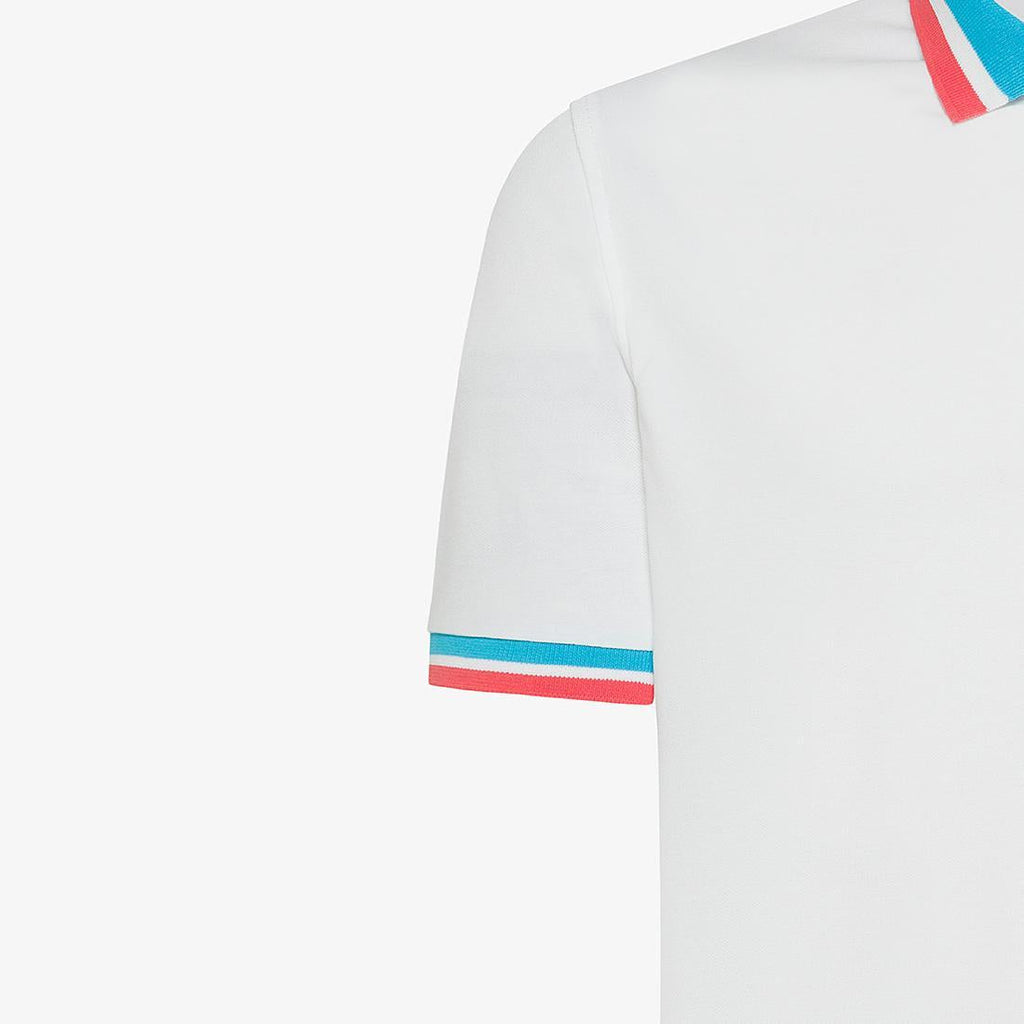 SUN68 POLO COLLAR MULTISTRIPES S/S