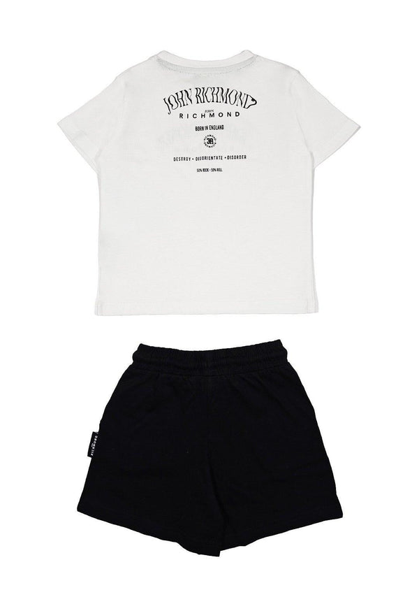 JOHN RICHMOND T-SHIRT + SHORTS