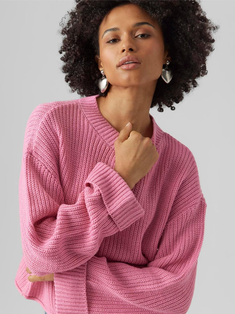 VERO MODA VMSAYLA FOLD LS O-NECK PULLOVER BOO
