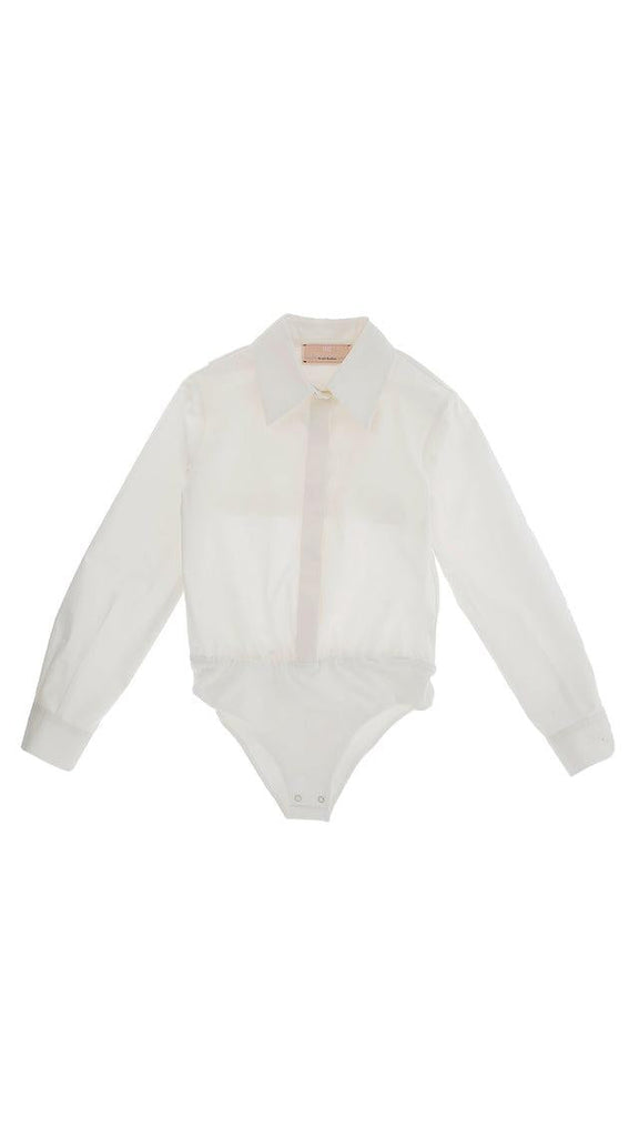 ELISABETTA FRANCHI La Mia Bambina CAMICIA BODY CON RICAMO EF